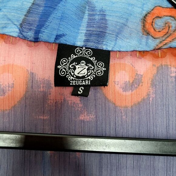 Zeugari Bohemian Silk Beach Cover Up Size Small - Picture 10 of 16
